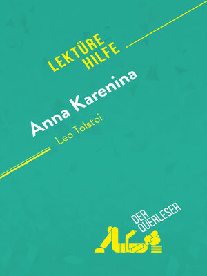 cover image of Anna Karenina von Leo Tolstoi (Lektürehilfe)
